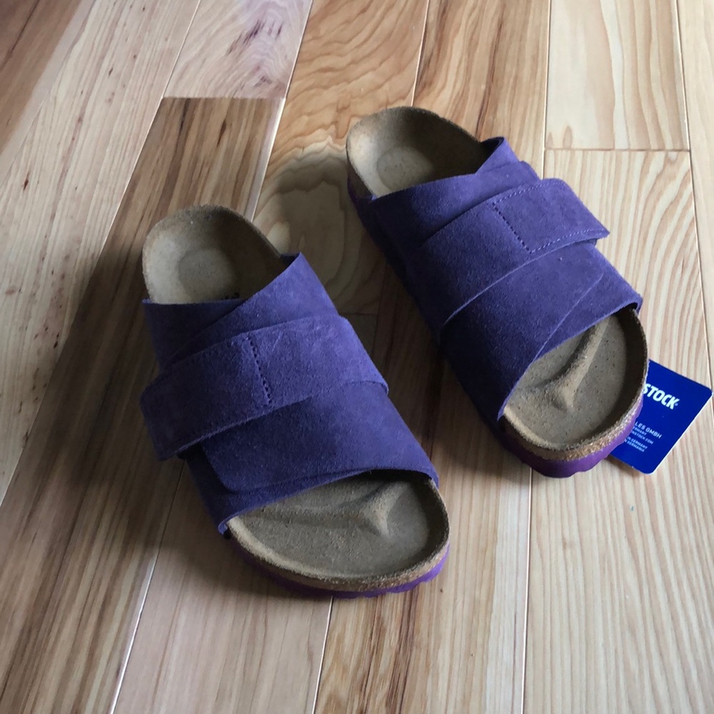 Birkenstock Kyoto Suede Leather Wine